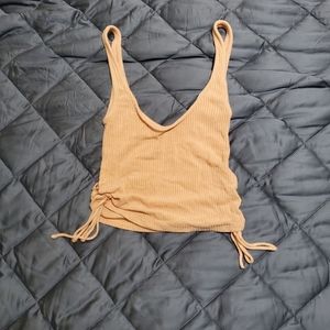 Urban Outfitters pink crop top